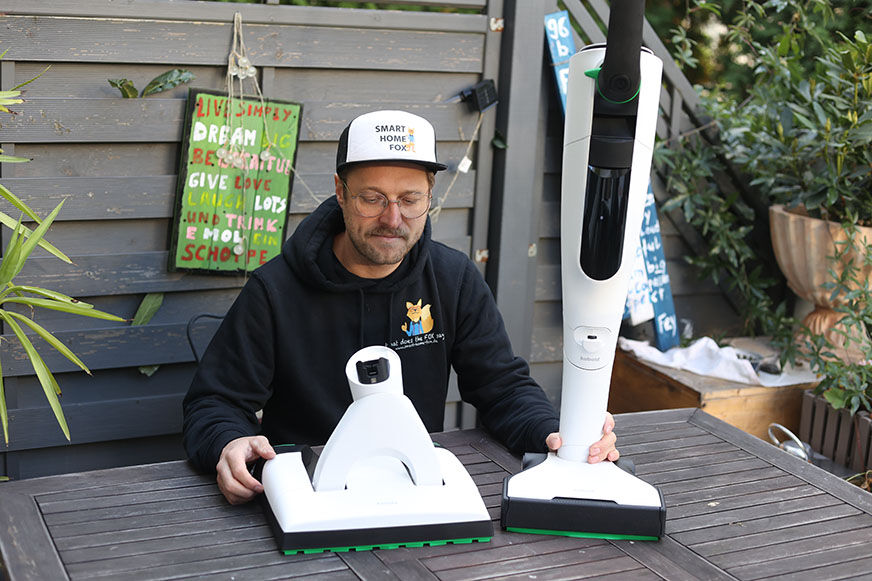 Der Vorwerk VK7 kann selbständig stehen